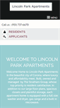 Mobile Screenshot of lincolnparkapartmentsatcorona.com